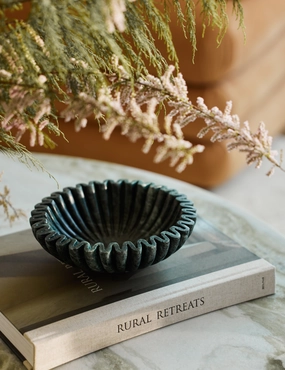 Ruffle Bowl by Anastasio Home home decor,home accents,interior accessories