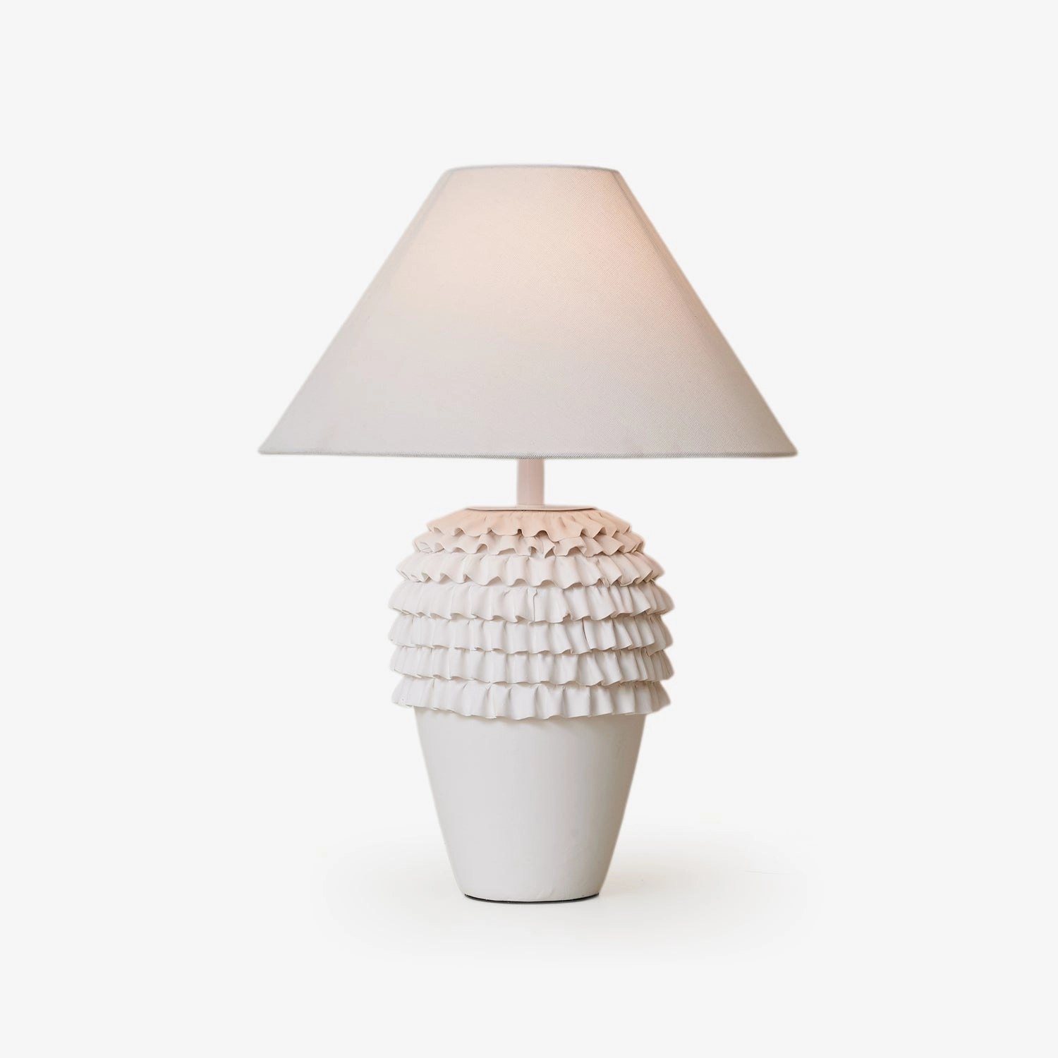 Ruffle Ceramic Table Lamp table lamp,bedside lamp,lighting decor