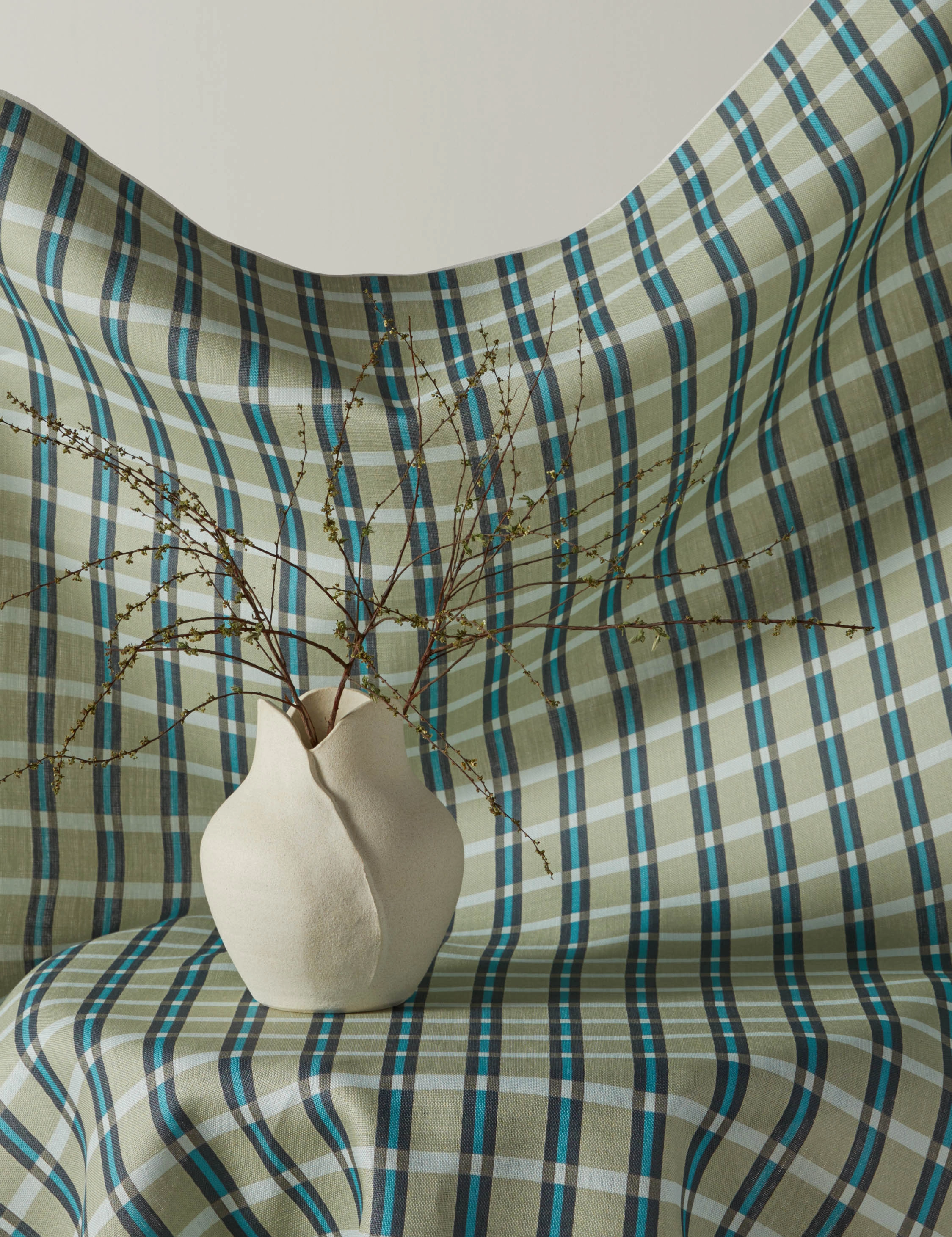 Sadie Linen Fabric by Annie Coop