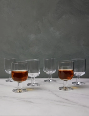 Safra Wine Glasses (Set of 6) by Costa Nova home decor,home accents,interior accessories