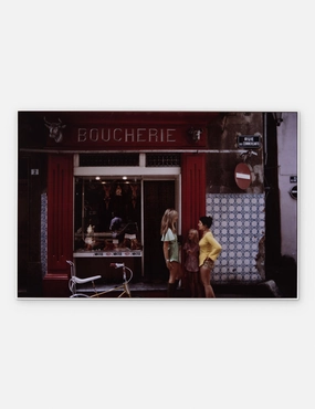 Saint-Tropez Boucherie Photography Print by Slim Aarons wall art,canvas print,home wall decor