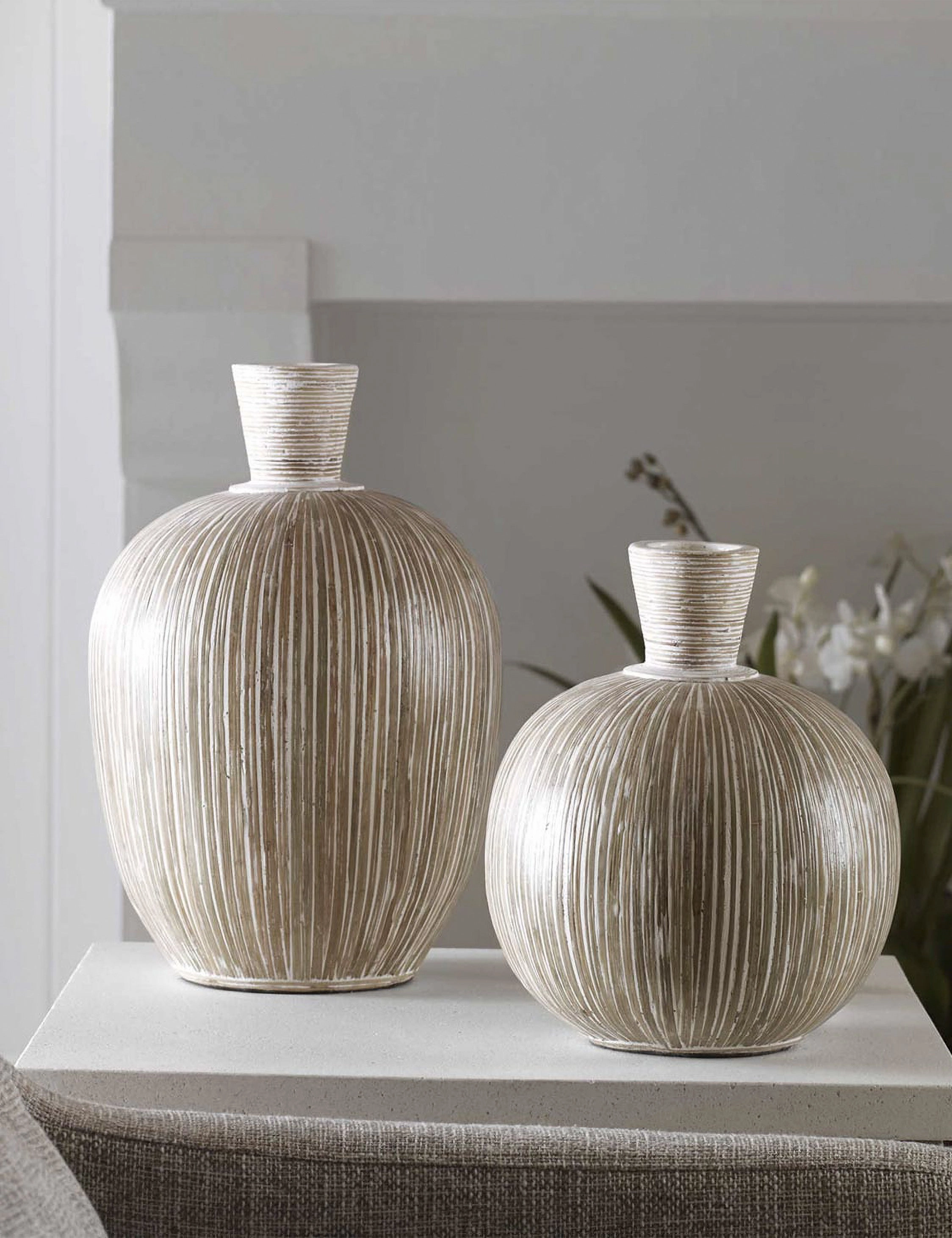 Saintes Decorative Vases (Set of 2) -  - home decor,home accents,interior accessories