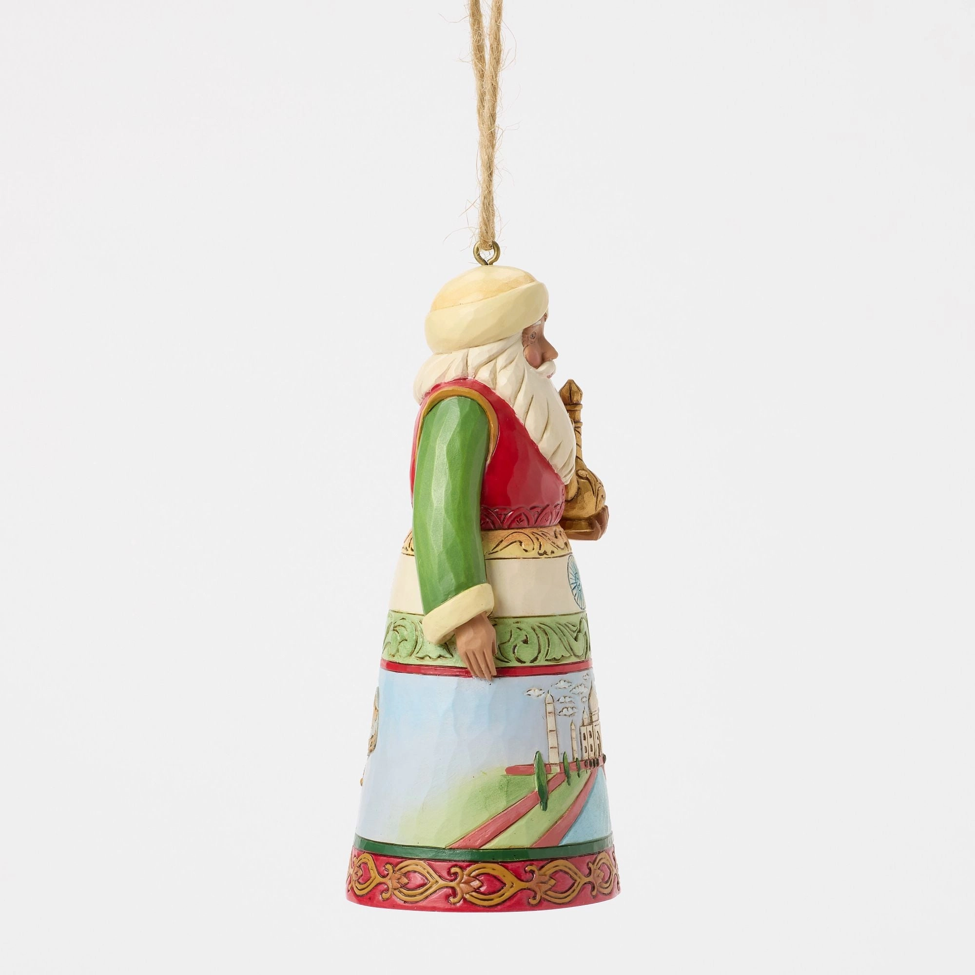 Santa Around World India Orn