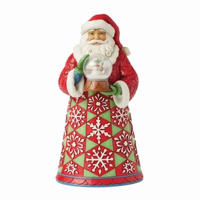 Santa Holding Mini Globe Fig figurines,decorative figurines,home accents