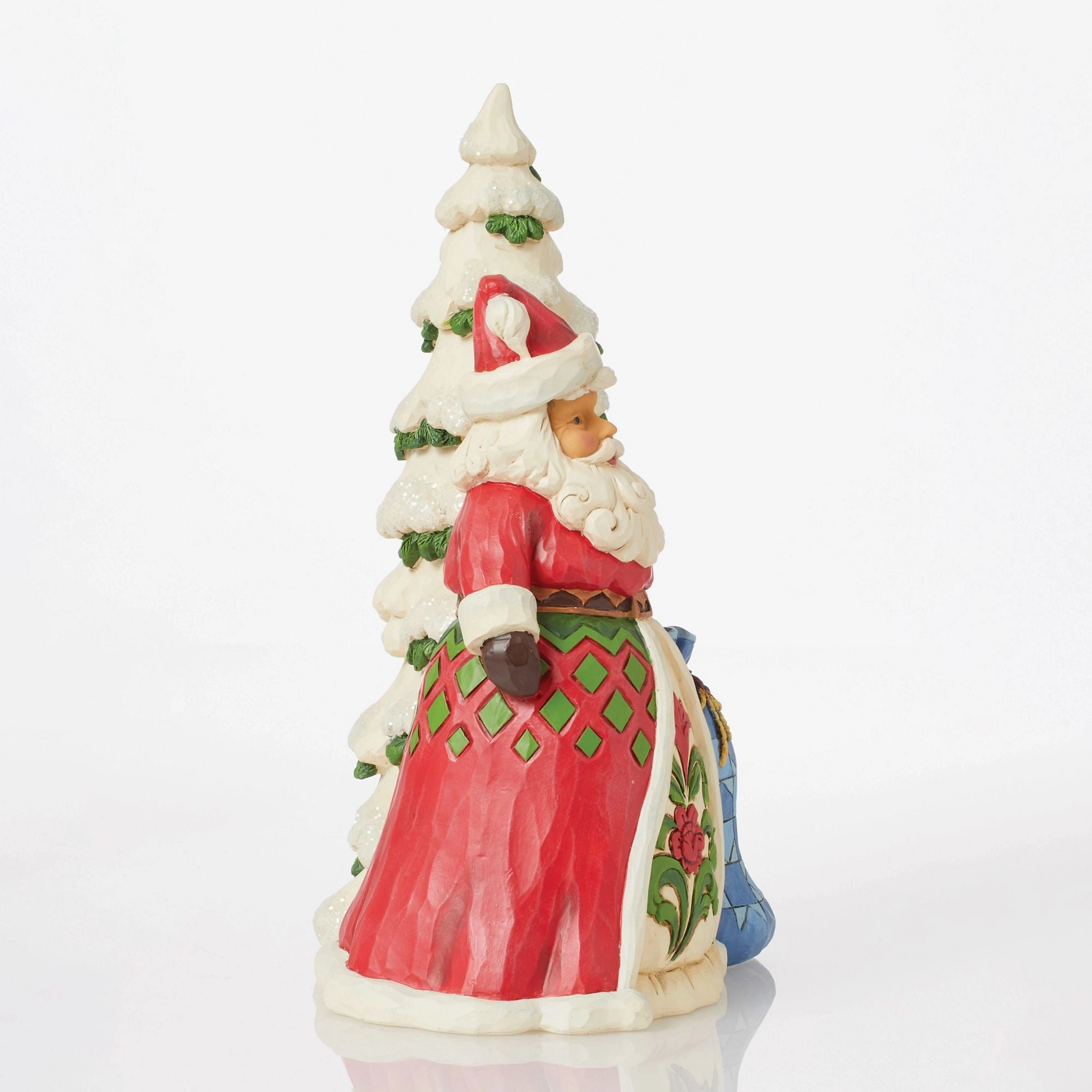 Santa Next To Tree with Toybag