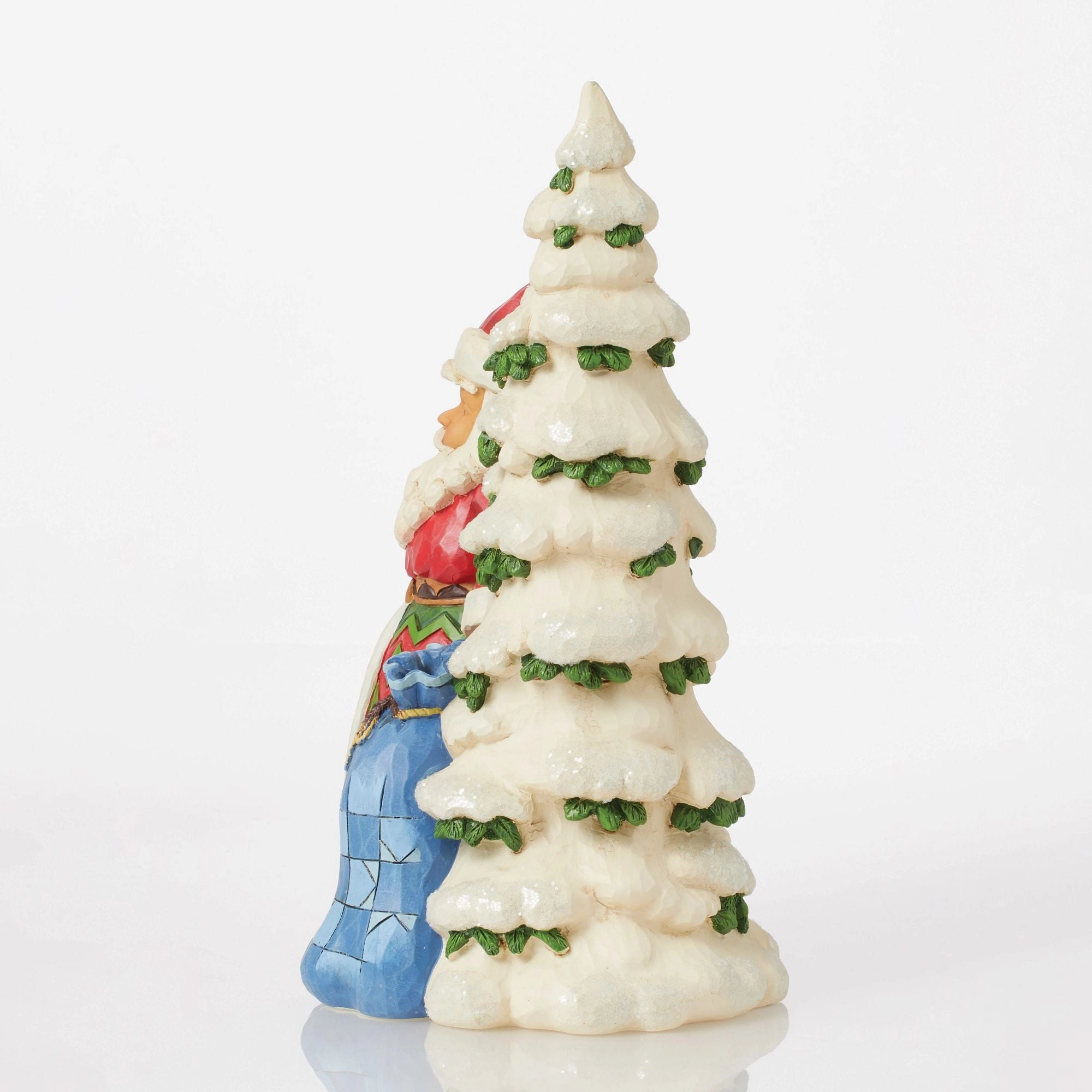 Santa Next To Tree with Toybag