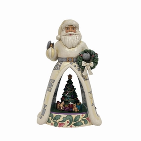 Santa Open Scene LED with Ani figurines,decorative figurines,home accents
