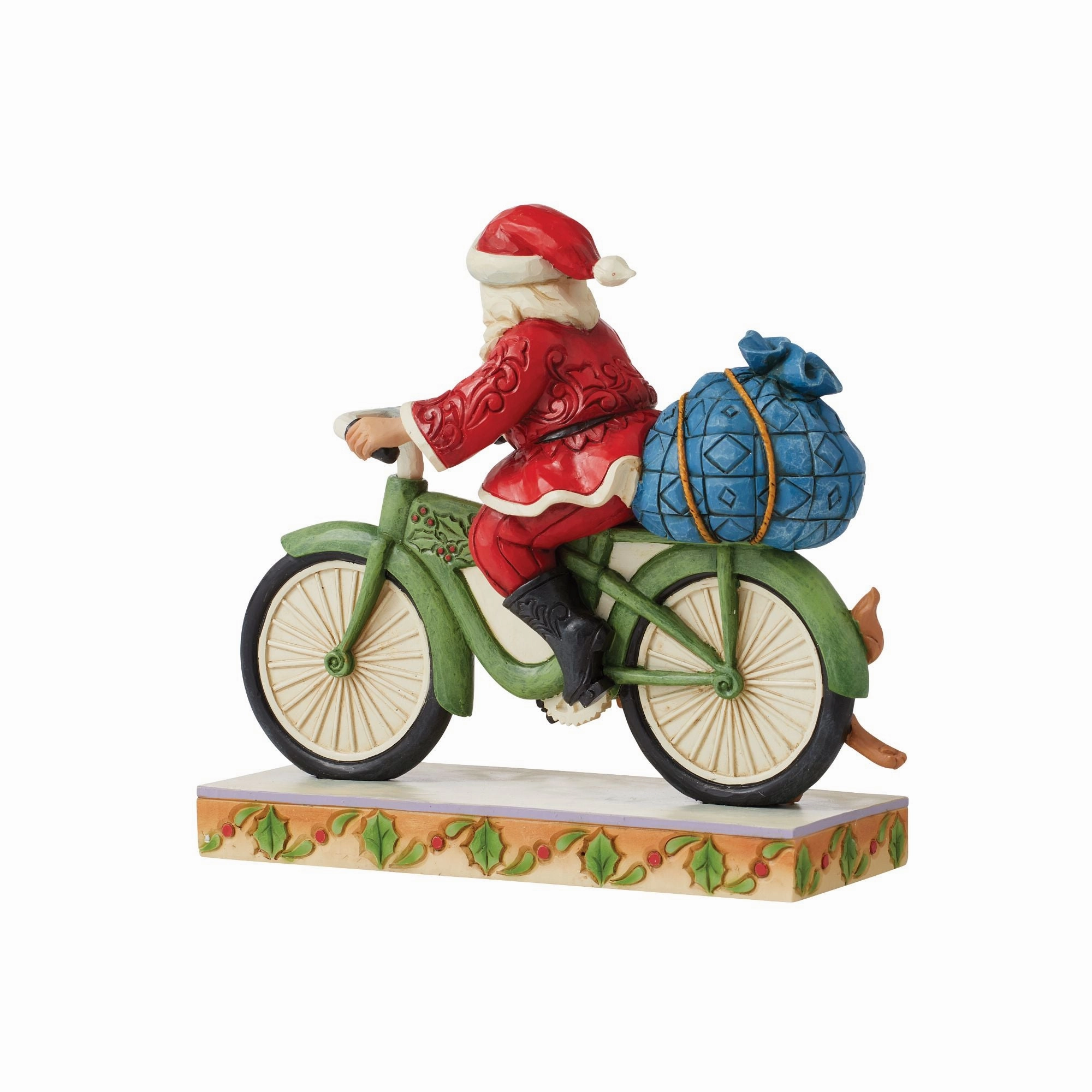 Santa Riding Bicycle