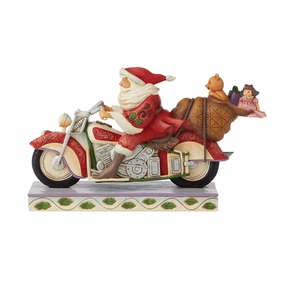Santa Riding Motorcycle figurines,decorative figurines,home accents