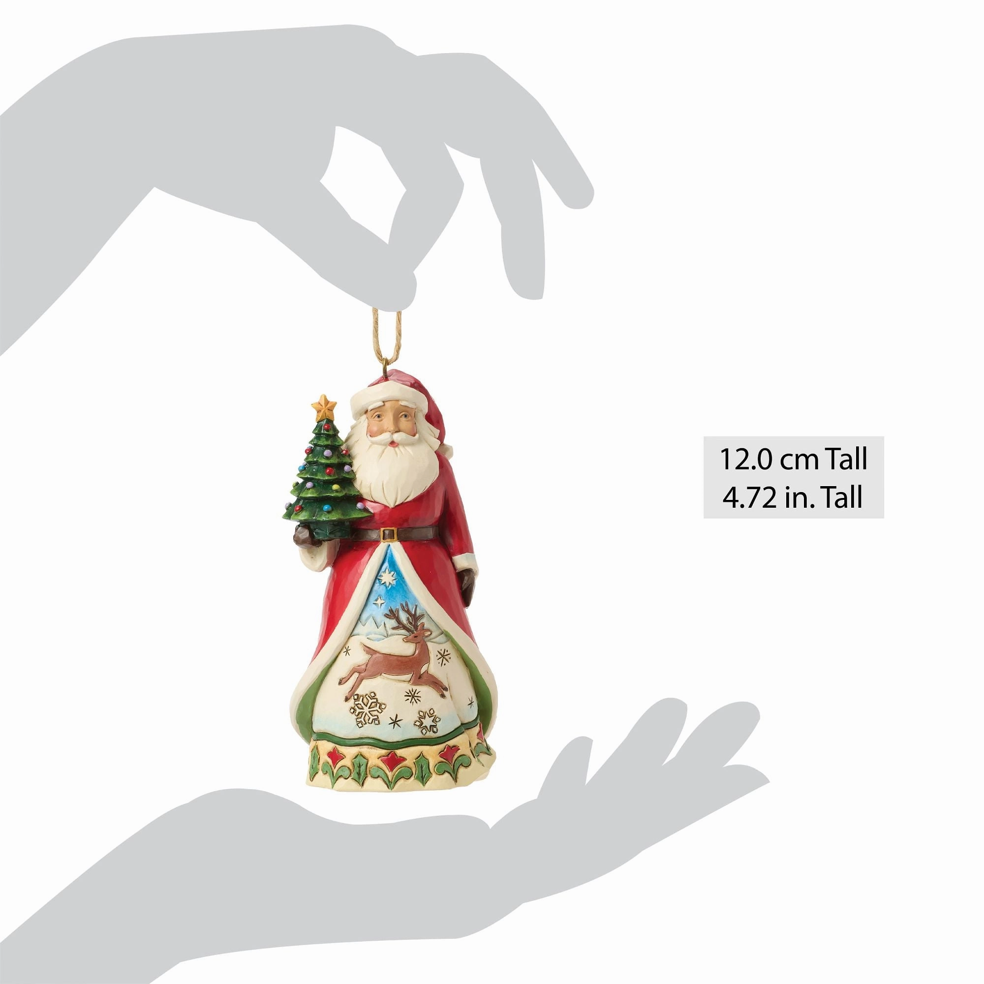Santa Vintage Christmas Orn