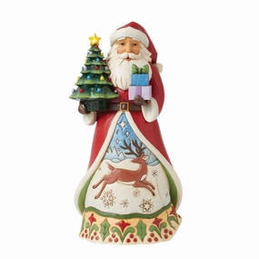 Santa Vintage LED Tree Fig figurines,decorative figurines,home accents