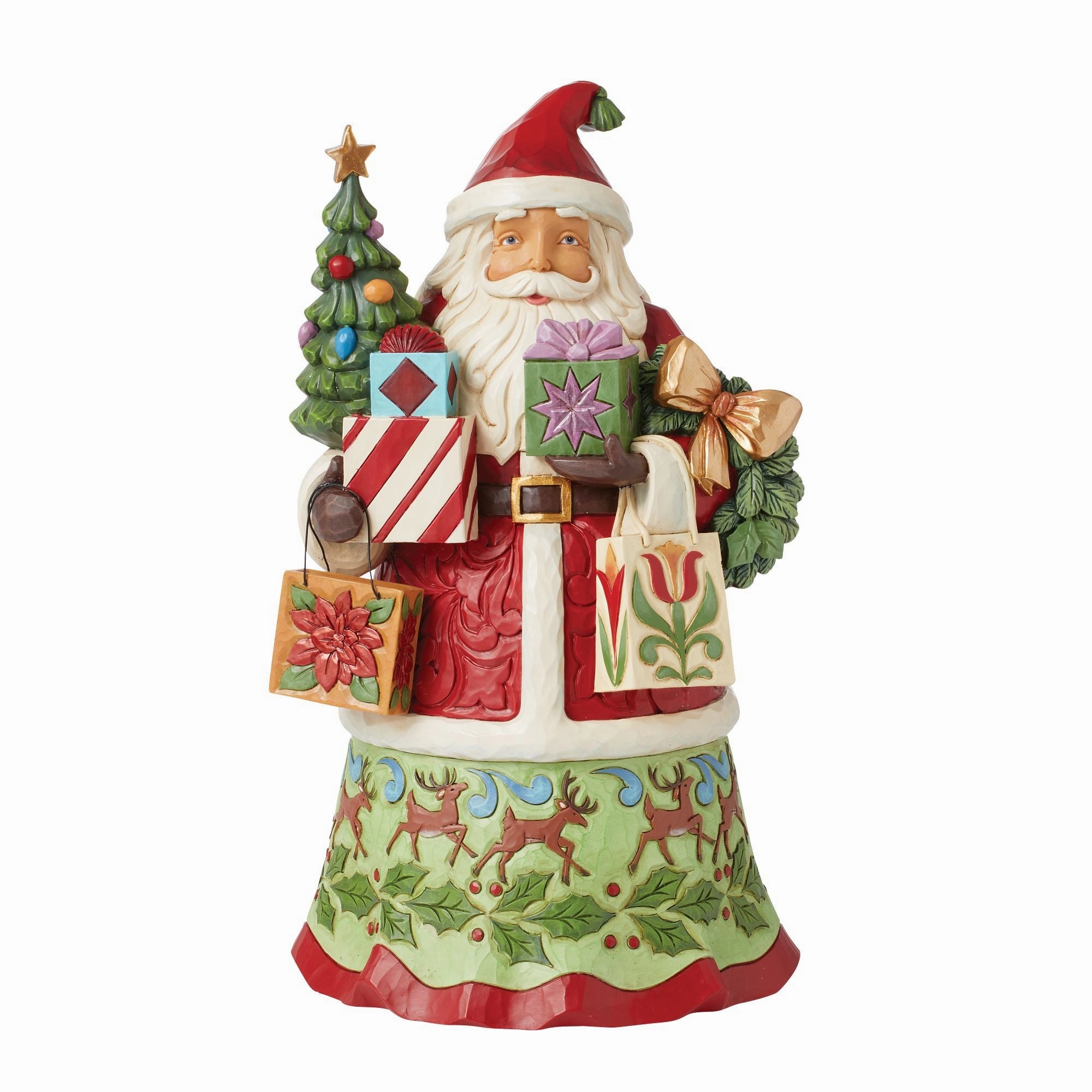 Santa with Gifts Bags Figurine figurines,decorative figurines,home accents