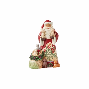 Santa with Pets Figurine figurines,decorative figurines,home accents