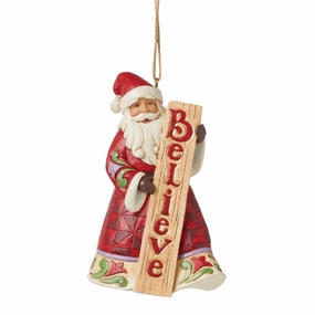 Santa with Porch Board Orn figurines,decorative figurines,home accents