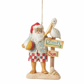 Santa with Sign Ornament figurines,decorative figurines,home accents