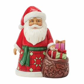 Santa with Toy Bag Pint Fig figurines,decorative figurines,home accents