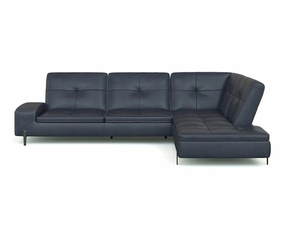 Santina Leather Right Sectional sofa,couch,living room furniture