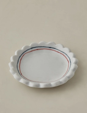 Scalloped Salt Dish by Stephanie Dawn Matthias home decor,home accents,interior accessories