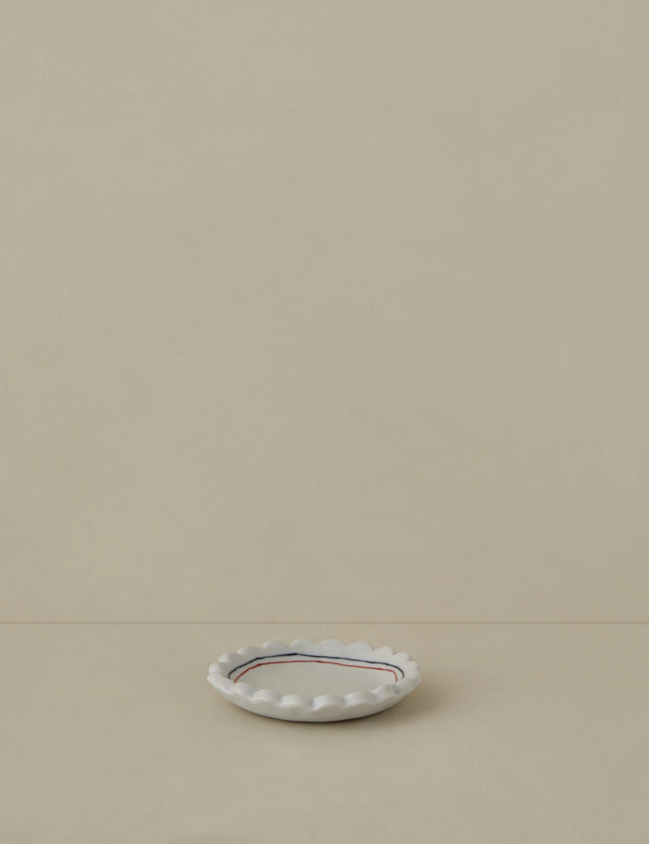 Scalloped Salt Dish by Stephanie Dawn Matthias