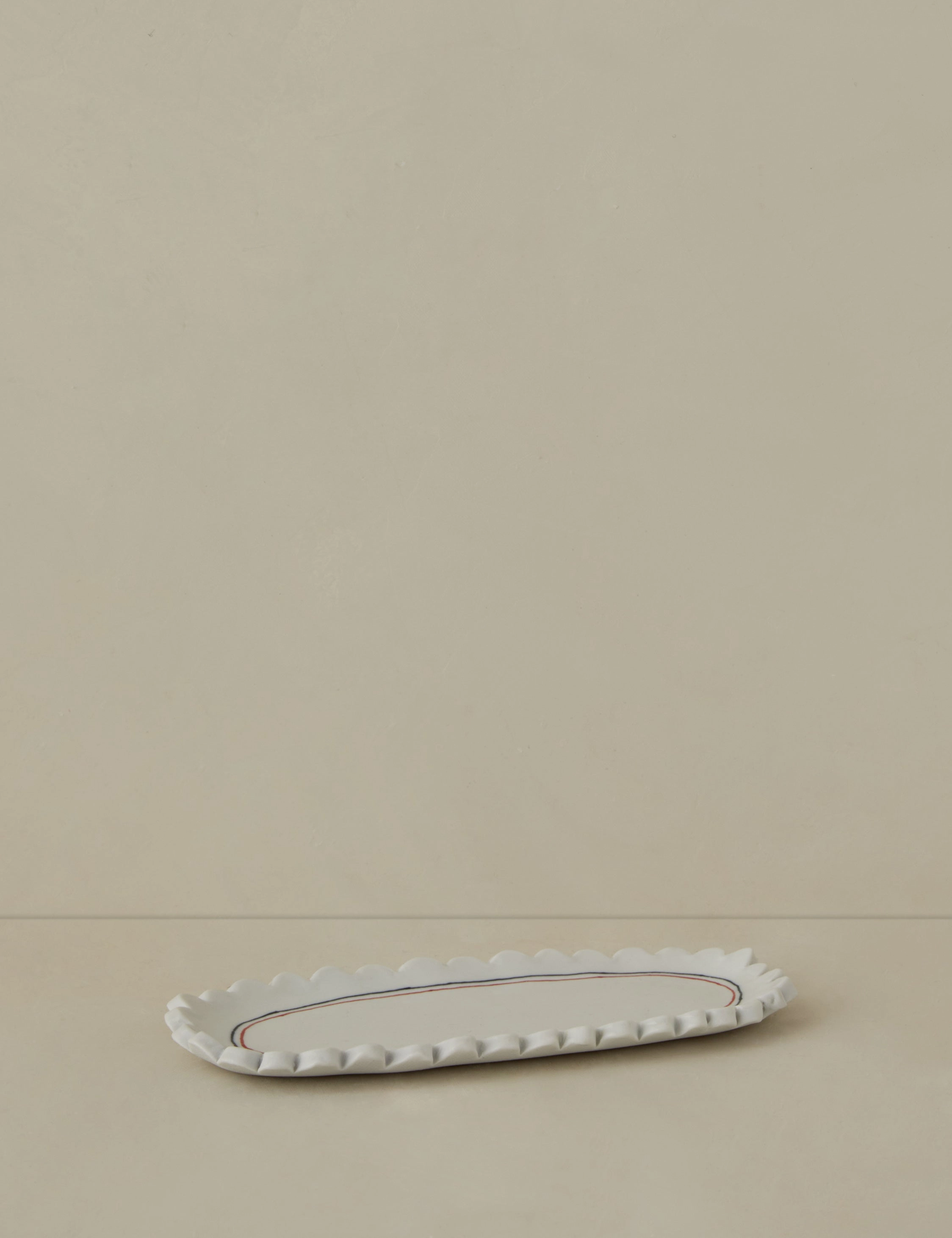 Scalloped Serving Dish by Stephanie Dawn Matthias