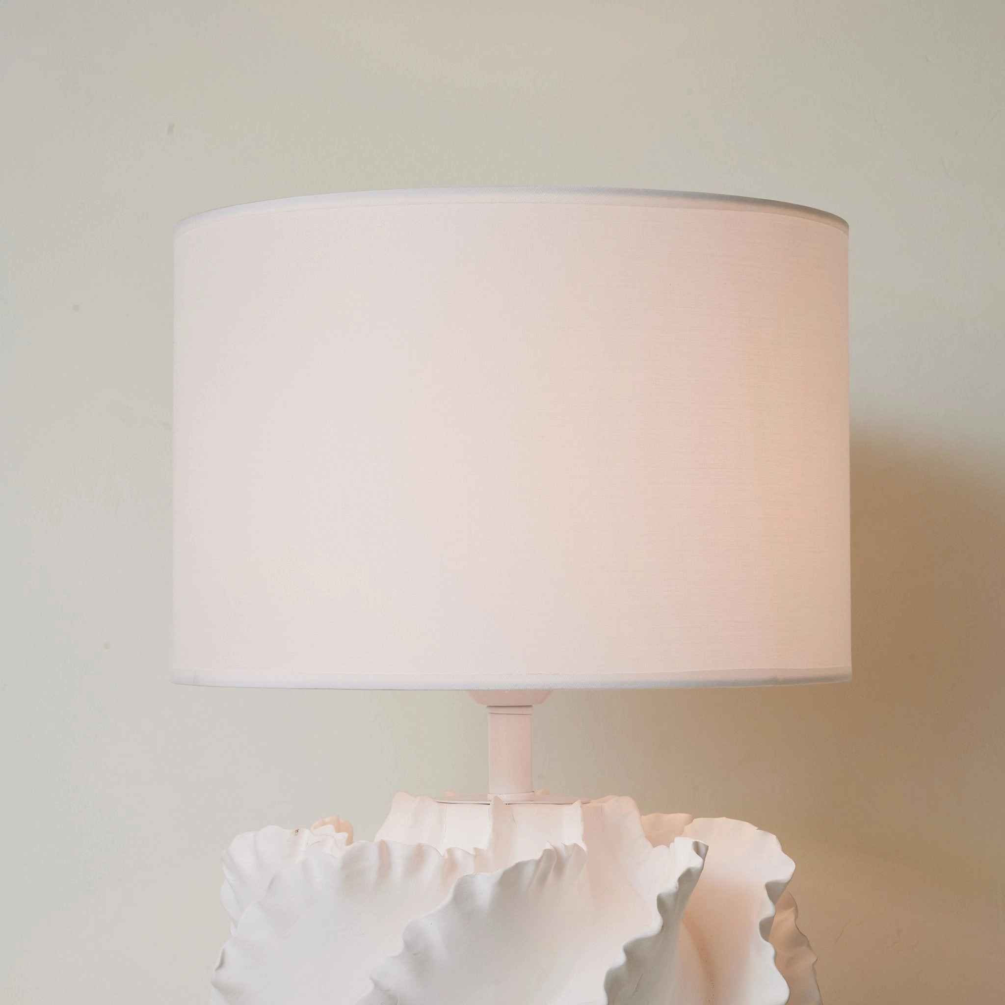 Sculptural Shell Inspired Table Lamp