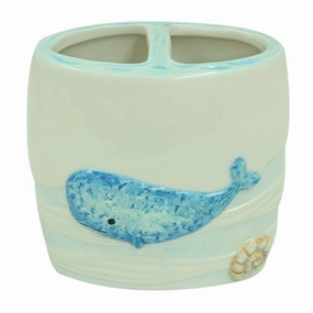 Sea Splash toothbrush holder by Bacova - Blue/White toothbrush holder,bathroom cup,bathroom organizer