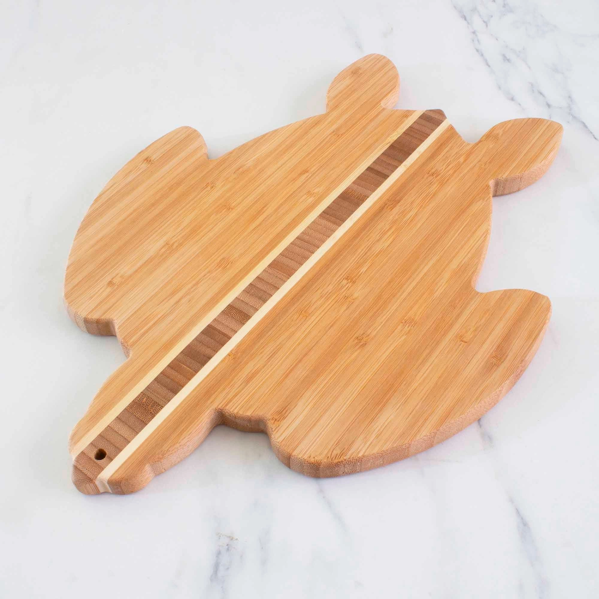 Sea Turtle Shaped Cutting Board, 14-7/8" x 11"
