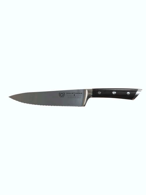 Serrated Chef Knife 7.5" | Gladiator Series | NSF Certified | Dalstrong 