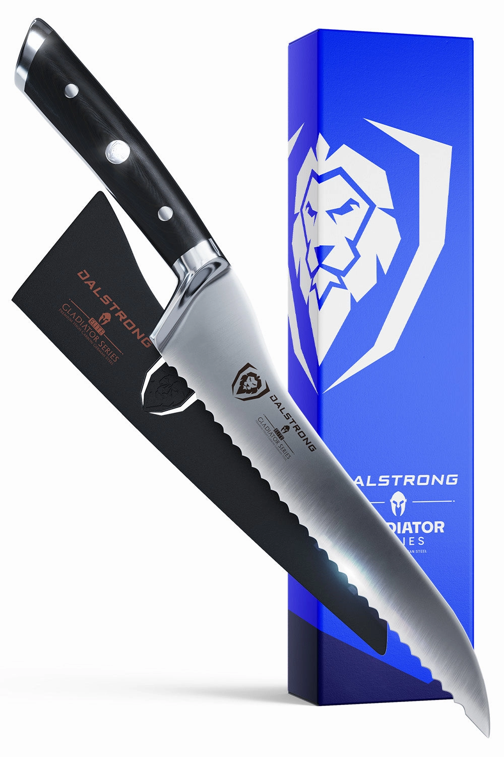 Serrated Offset Bread & Deli Knife 8" | Gladiator Series | NSF Certified | Dalstrong  knife set,kitchen knives,cooking tools