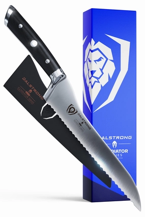 Serrated Offset Bread & Deli Knife 8" | Gladiator Series | NSF Certified | Dalstrong  knife set,kitchen knives,cooking tools