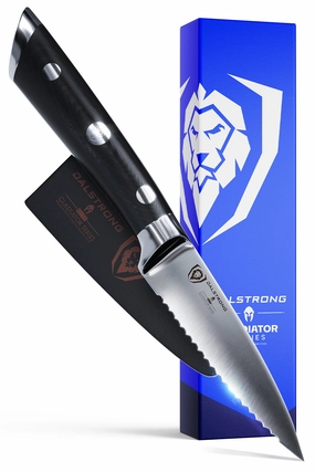 Serrated Paring Knife 3.75" | Gladiator Series | NSF Certified | Dalstrong  knife set,kitchen knives,cooking tools