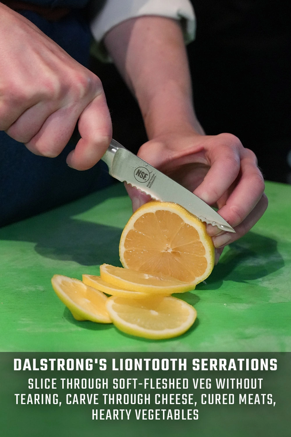 Serrated Paring Knife 3.75" | Gladiator Series | NSF Certified | Dalstrong 
