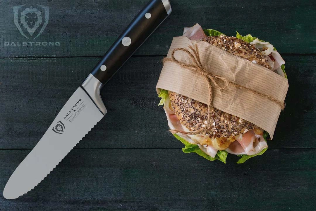 Serrated Sandwich, Deli & Utility Knife 6" | Gladiator Series | NSF Certified | Dalstrong 