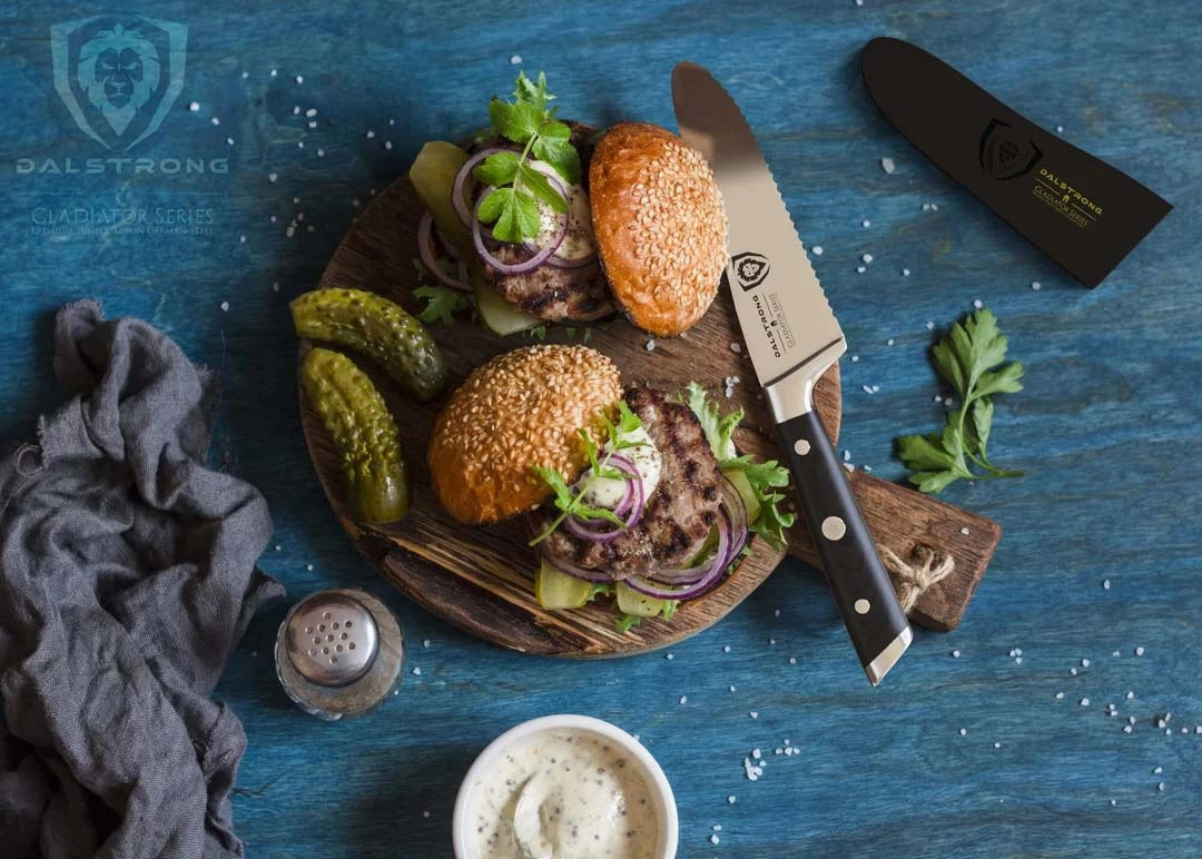 Serrated Sandwich, Deli & Utility Knife 6" | Gladiator Series | NSF Certified | Dalstrong 