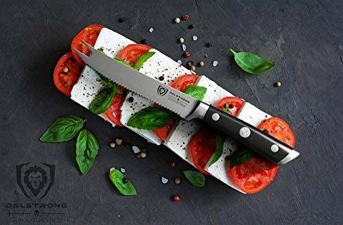 Serrated Tomato Knife 5" | Gladiator Series | NSF Certified | Dalstrong 