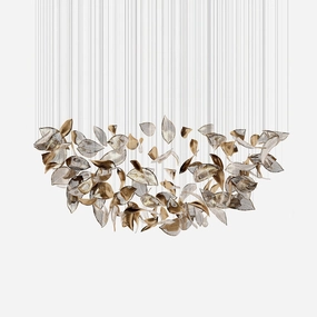 Shake Leaves Chandelier chandelier,ceiling light,decorative lighting