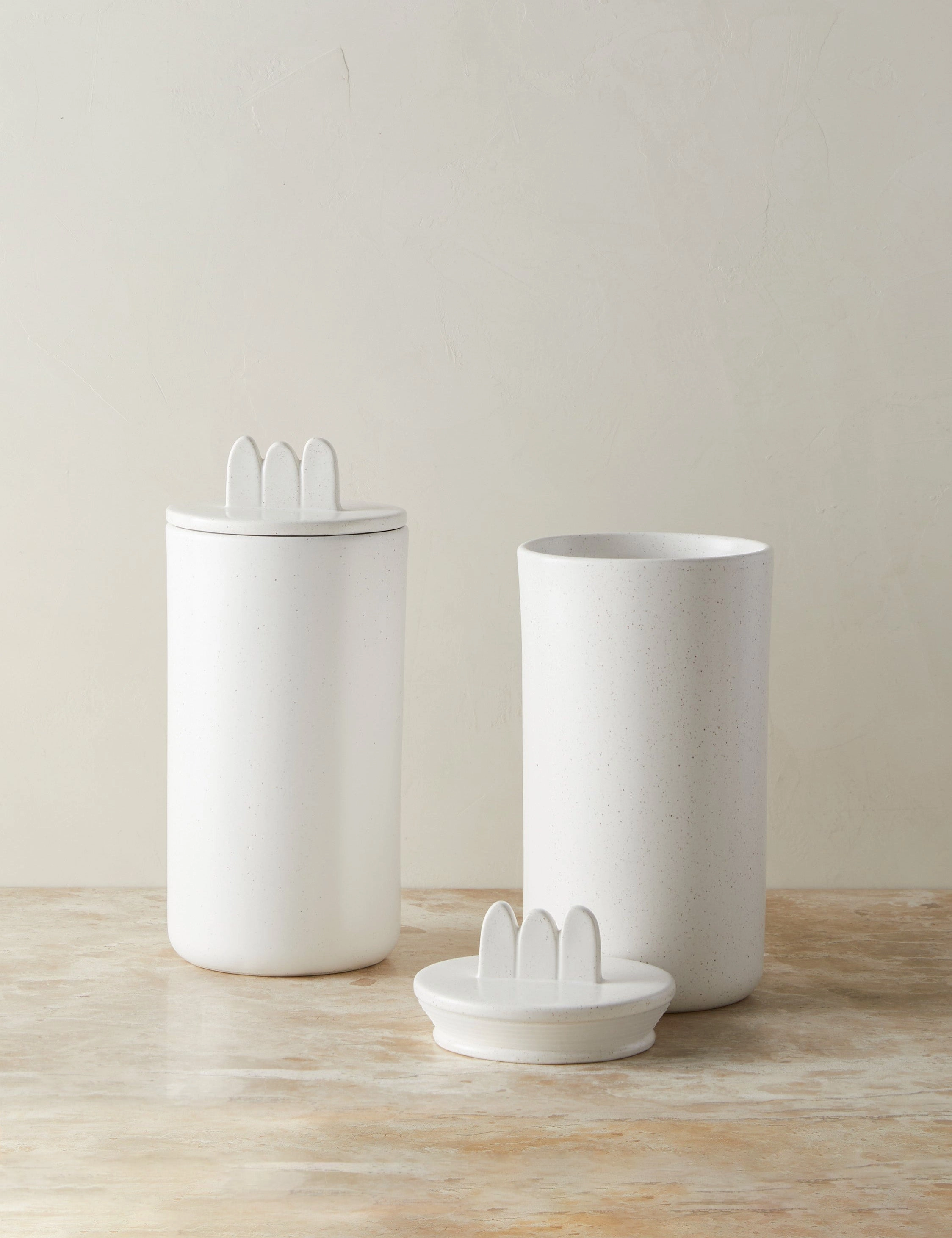 Shapeshifter Ceramic Canister (Set of 2) by Sarah Sherman Samuel