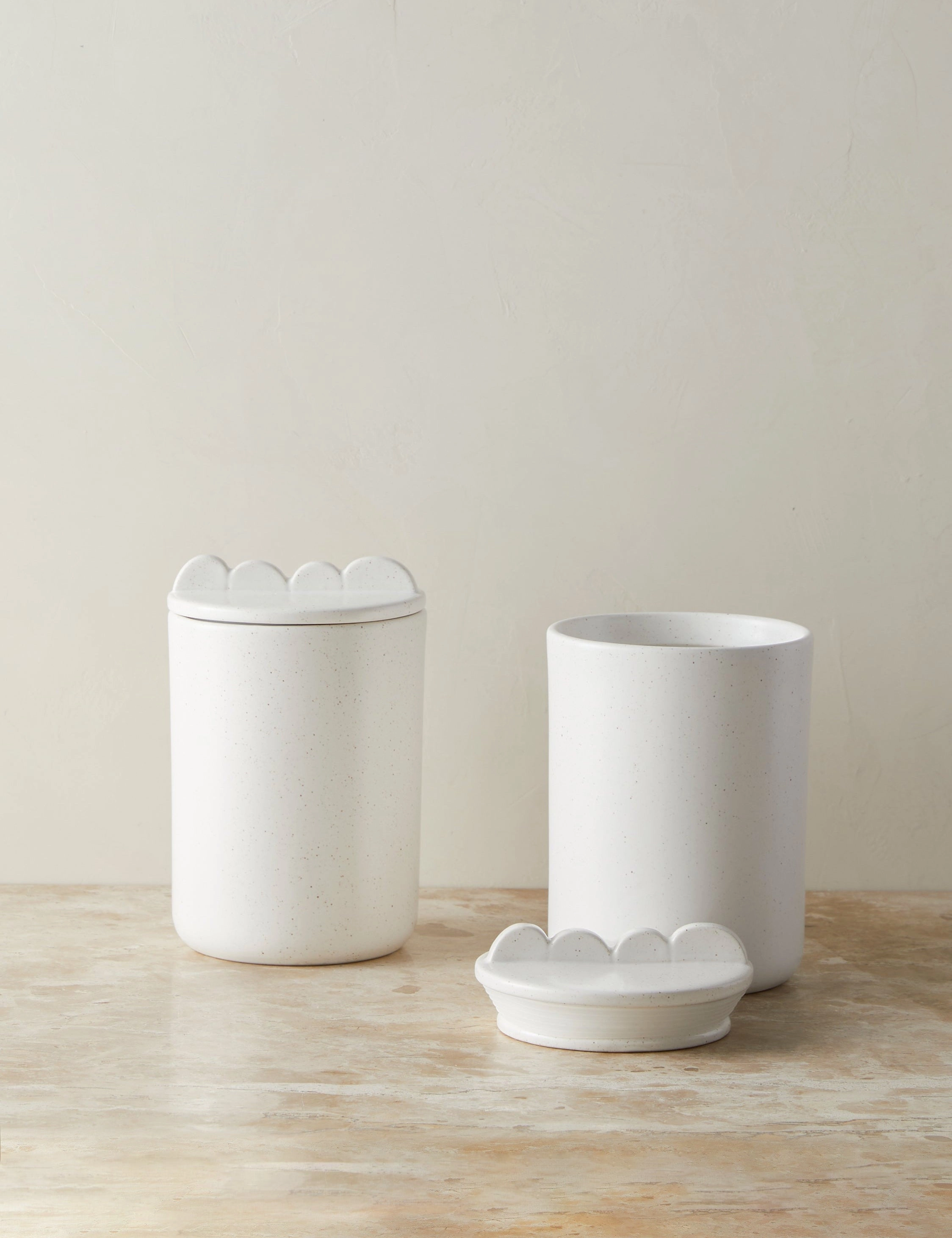 Shapeshifter Ceramic Canister (Set of 2) by Sarah Sherman Samuel home decor,home accents,interior accessories