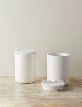 Shapeshifter Ceramic Canister (Set of 2) by Sarah Sherman Samuel home decor,home accents,interior accessories