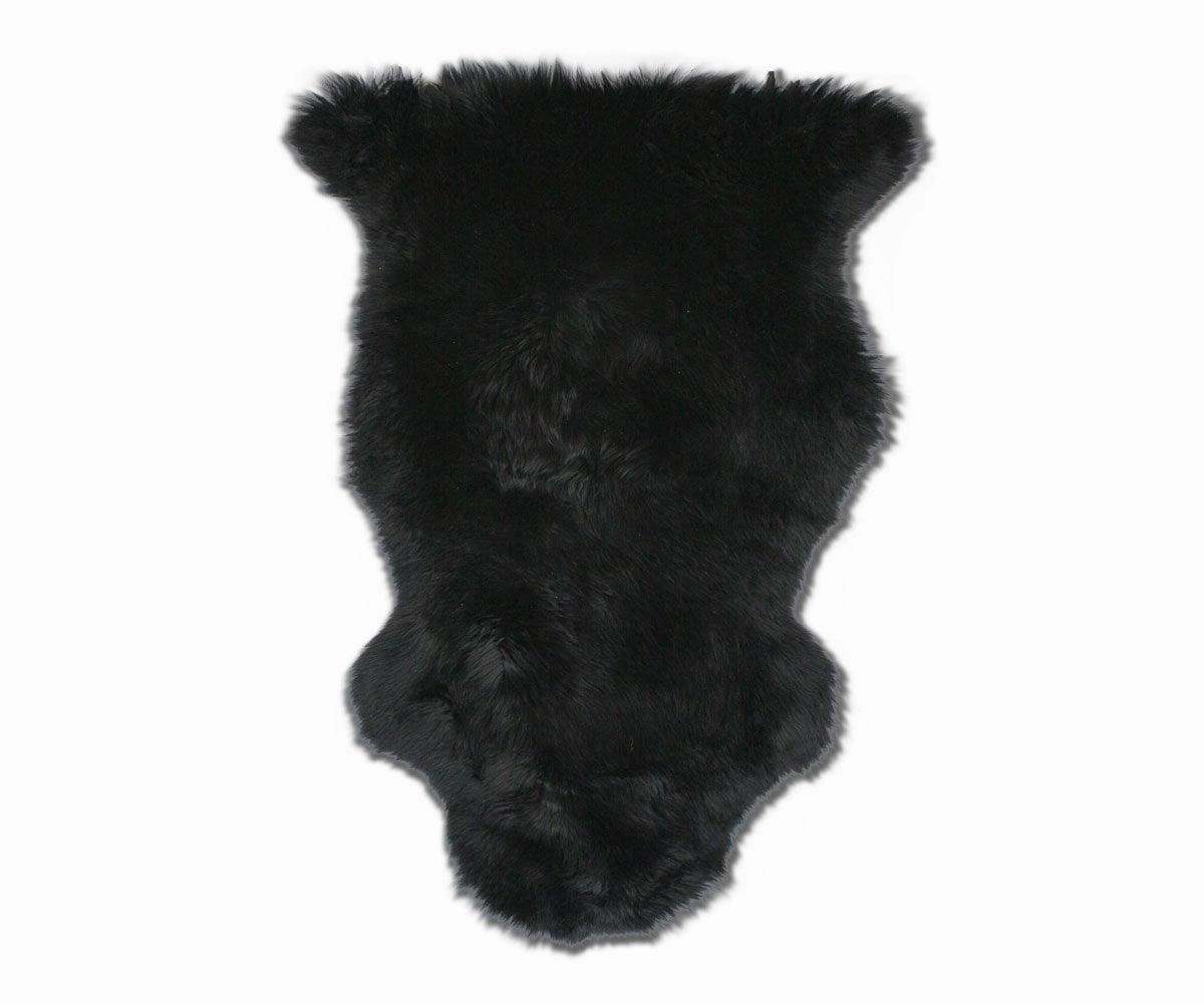 Sheepskin Throw - Black dining table,kitchen table,dining room furniture