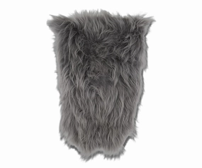 Sheepskin Throw - Grey dining table,kitchen table,dining room furniture