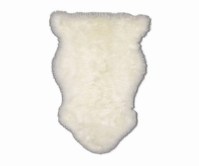 Sheepskin Throw - Ivory dining table,kitchen table,dining room furniture