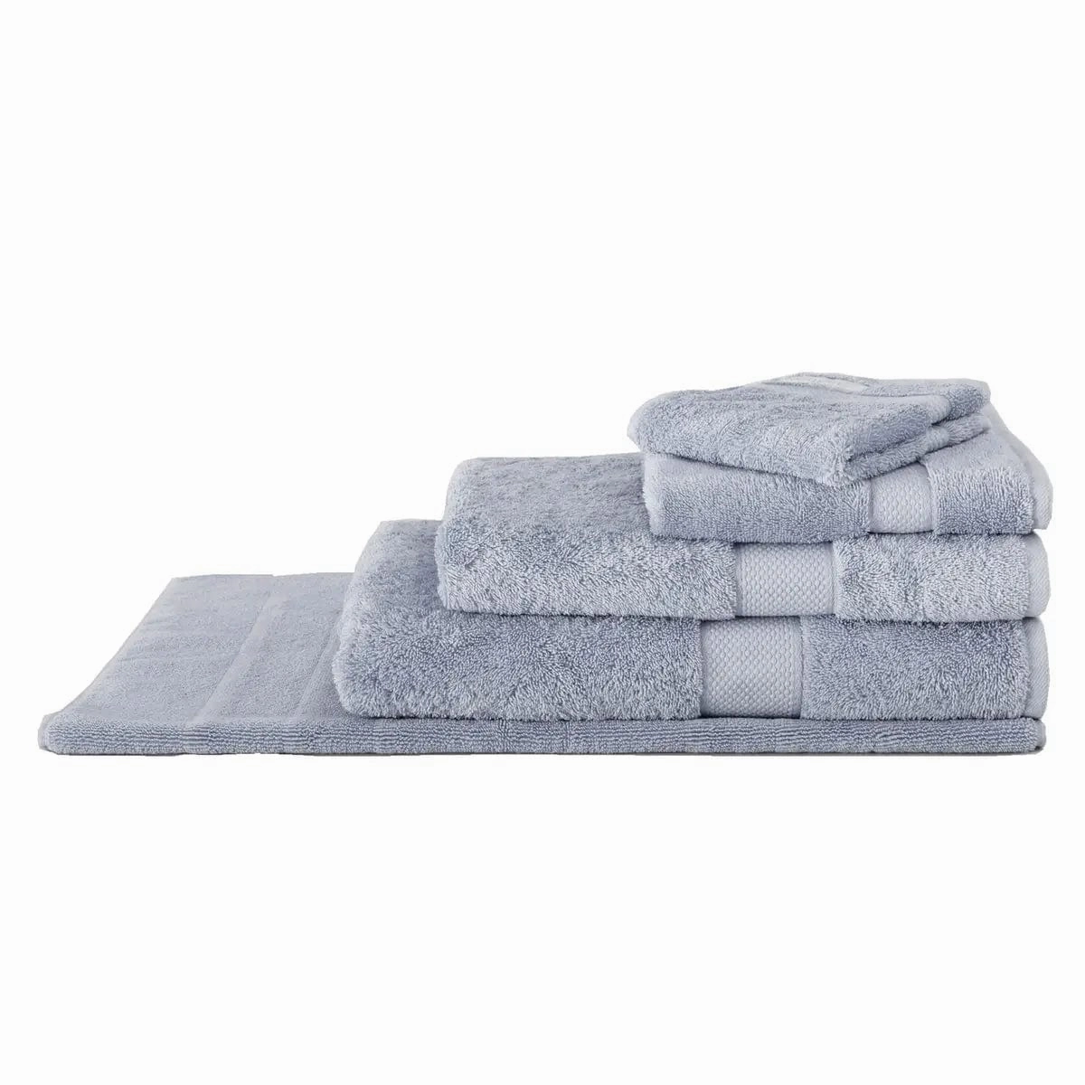 Sheridan Egyptian Luxury Dusty Blue Face Washer x2 in Dusty Blue