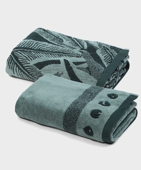 Shivan & Narresh for myTrident 2Pc Bath Towel,Super Soft,Extra Bounce,Palmera bath towels,soft towels,bathroom textiles