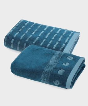 Shivan & Narresh for myTrident 2Pc Bath Towel,Super Soft,Extra Bounce,Surocco bath towels,soft towels,bathroom textiles