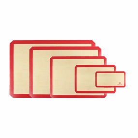 Silicone Baking Mat, Non-Stick, 1/4-Size, 12" x 9" baking tools,cake baking,kitchen gadgets
