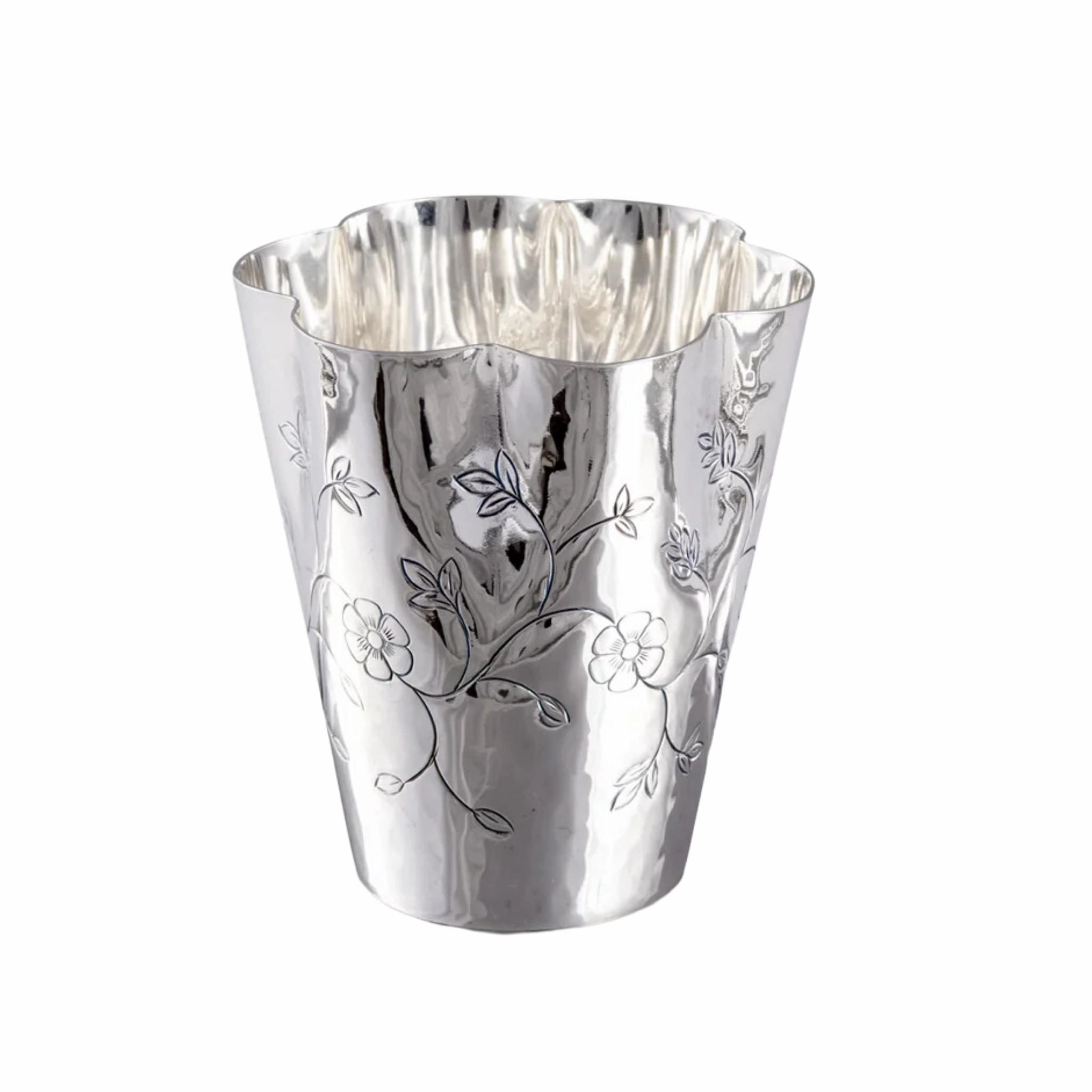 Silver Plated Hand Carved Vase vase,flower vase,home decoration
