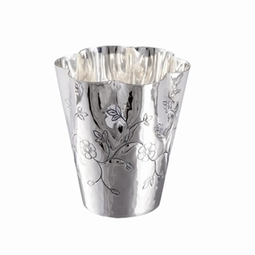 Silver Plated Hand Carved Vase vase,flower vase,home decoration