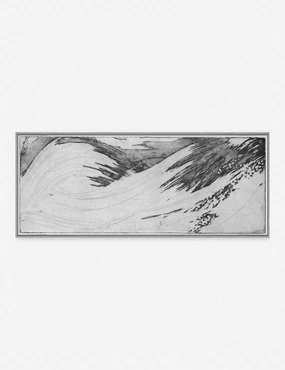 Silver Waves Wall Art by Kira Appelhans wall art,canvas print,home wall decor