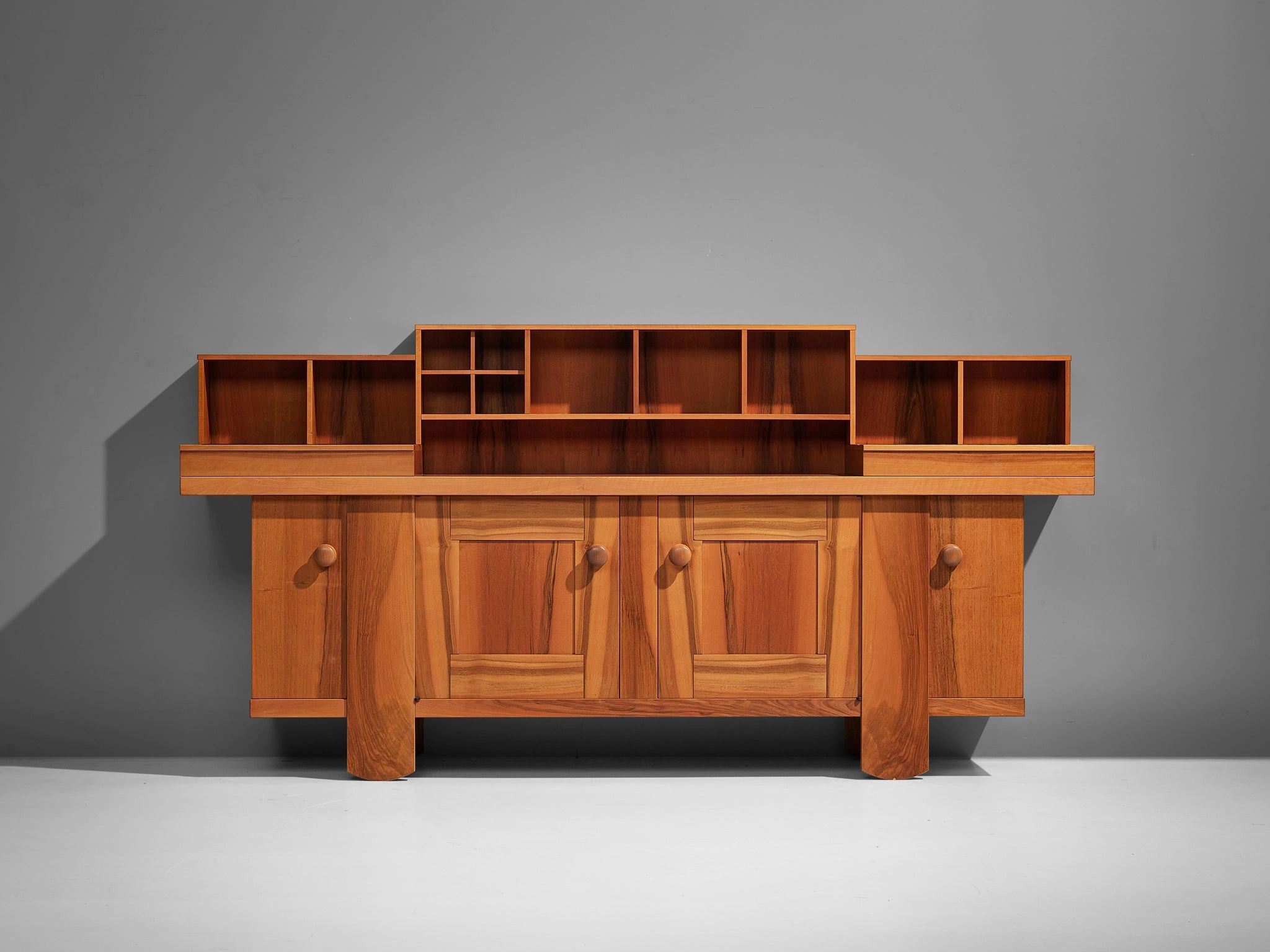Silvio Coppola for Bernini Large Sideboard in Walnut